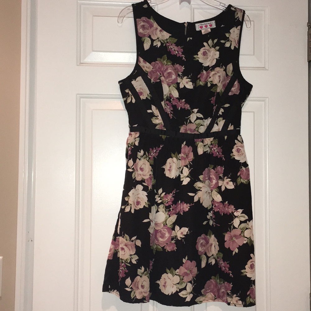 Three Pink Hearts Beautiful Dress